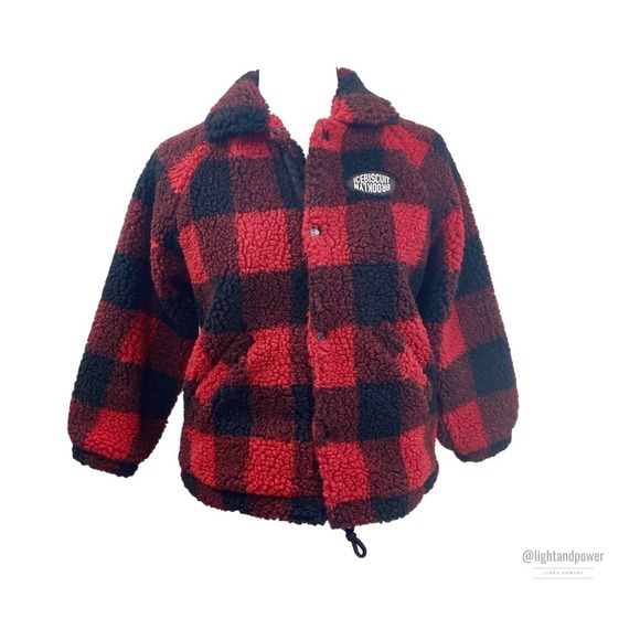 Icebiscuit Jackets & Blazers - Icebiscuit Brooklyn Buffalo Plaid Fleece Jacket